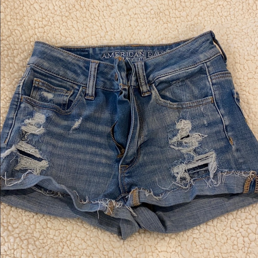 American Eagle High-Rise Jean Shorts
